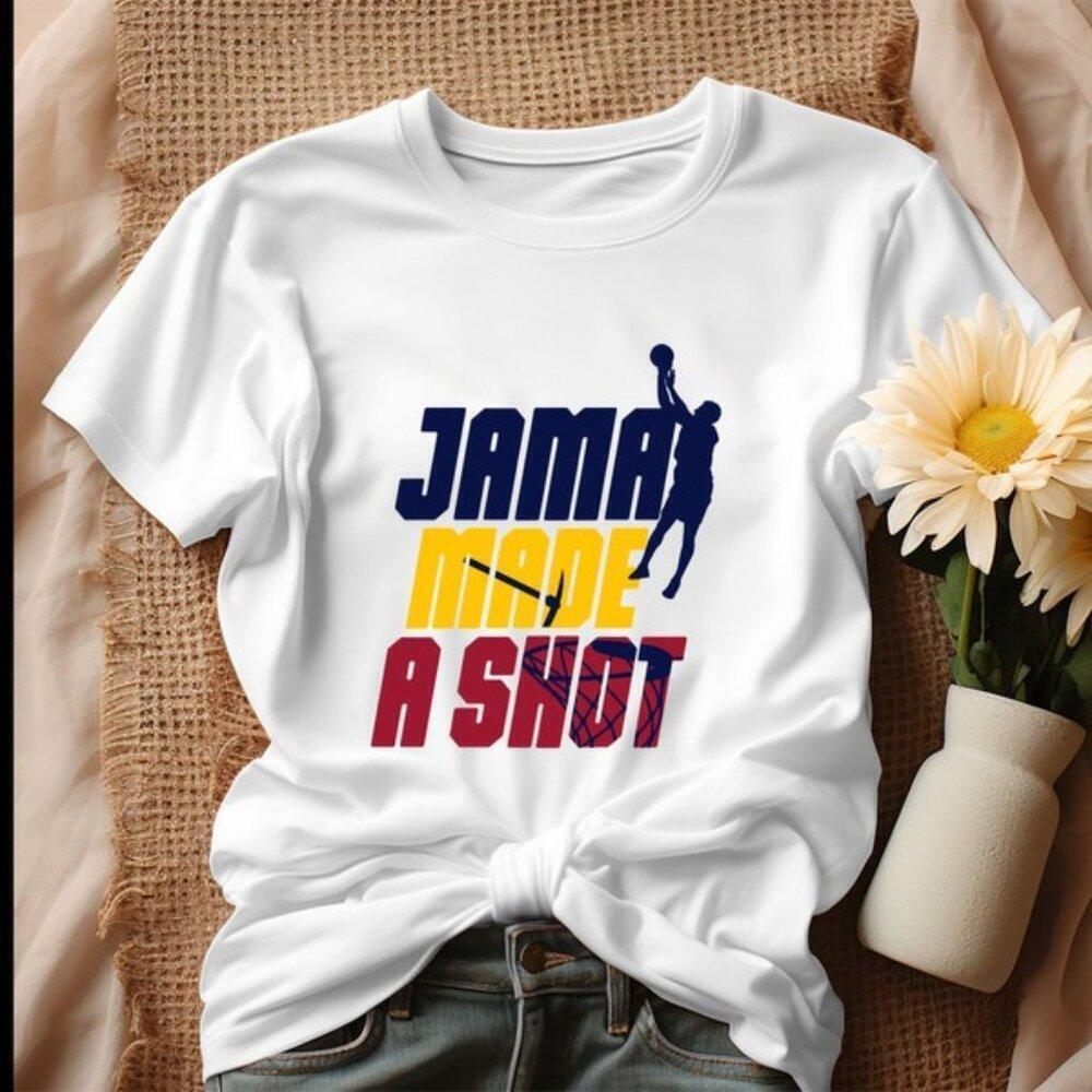 Jama Made A Shot Denver Nuggets Basketball Fan Gift T-Shirt